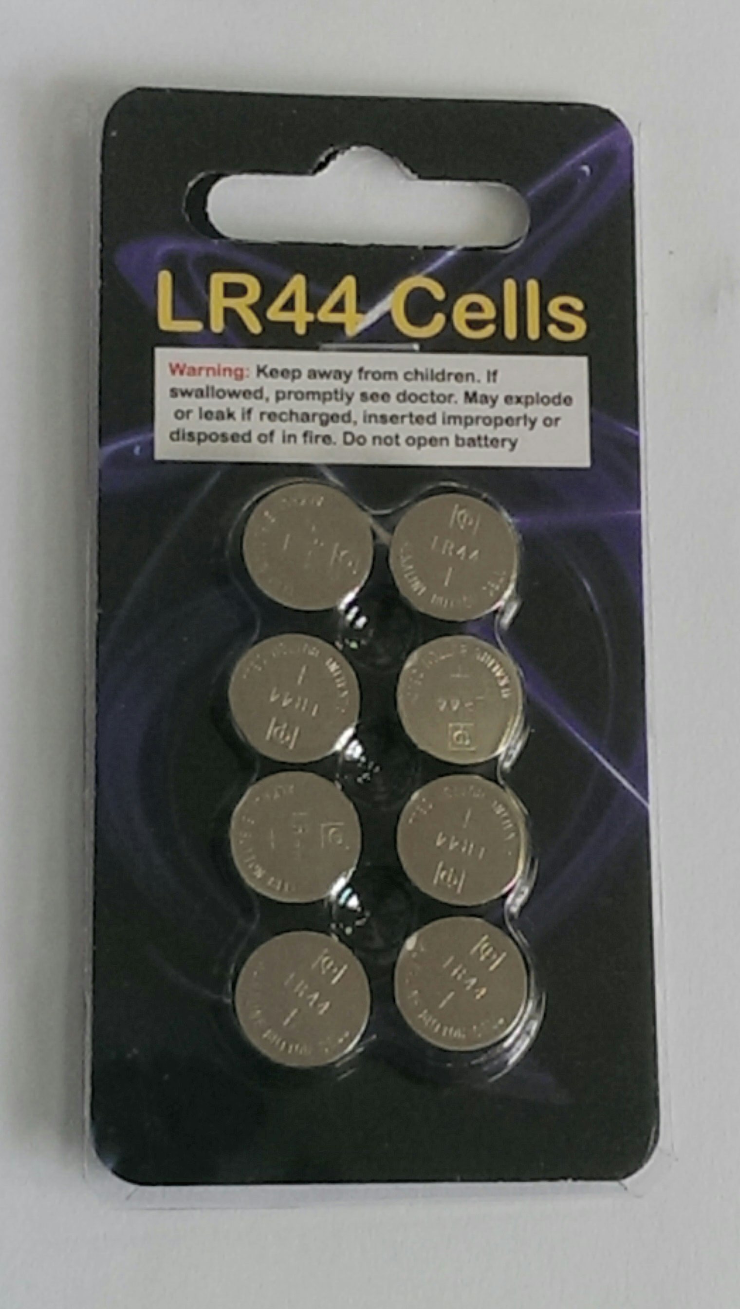 Batteries LR44 8 Pack