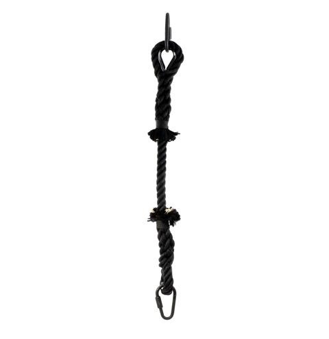 Hanging rope with cable black